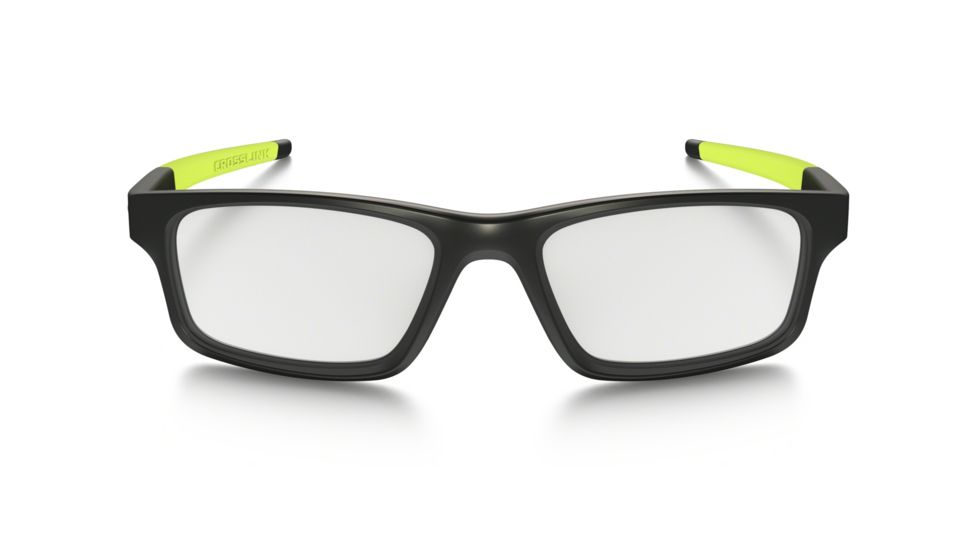 Oakley Crosslink Pitch Bifocal Prescription Eyeglasses, Satin Black/Retina Burn Frame, OX8037-0954BI