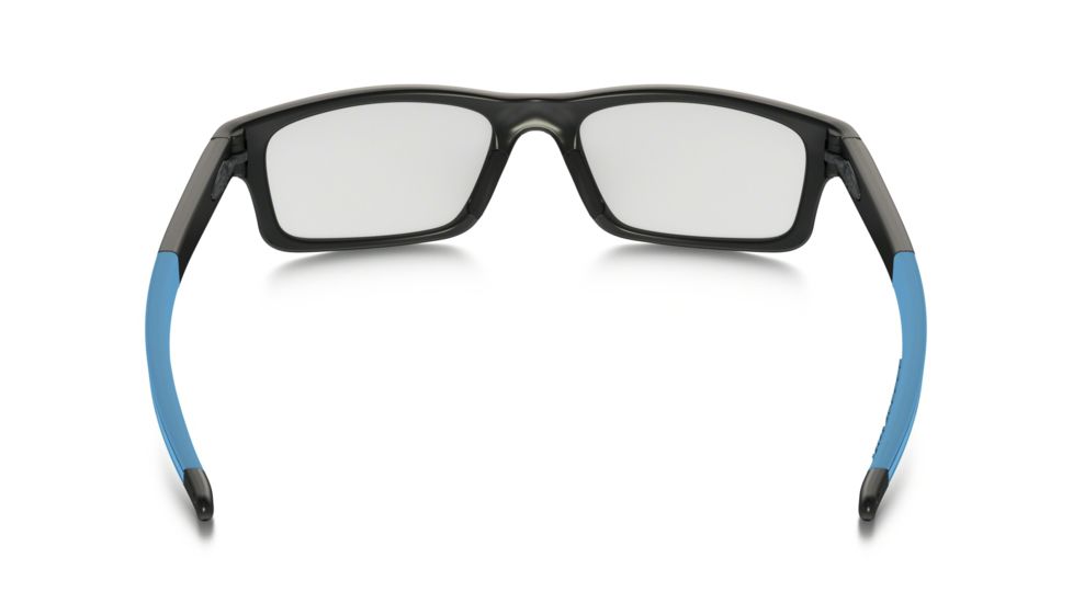Oakley Crosslink Pitch Bifocal Prescription Eyeglasses, Satin Black/Blue Frame, OX8037-0154BI