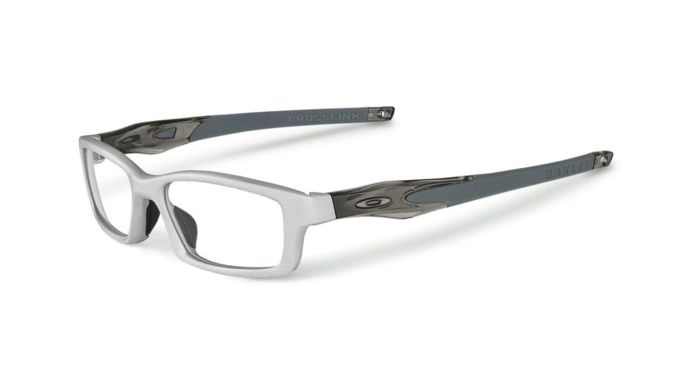 Oakley CROSSLINK PRO OX3127 Prescription Eyeglasses 312707-53 - Brushed Alu. Frame