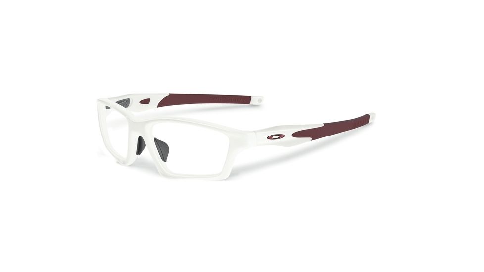 Oakley Crosslink Sweep Progressive Prescription Eyeglasses 803104-55 - Pearl Frame