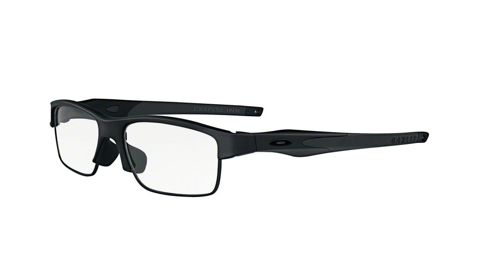 Oakley CROSSLINK SWITCH ASIAN OX3150 Bifocal Prescription Eyeglasses 315001-56 - Satin Black Frame