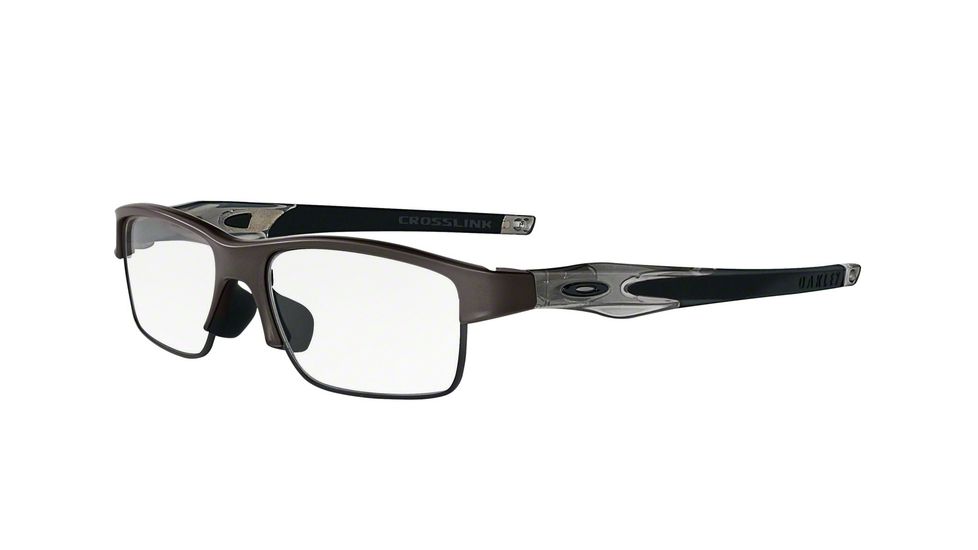 Oakley CROSSLINK SWITCH ASIAN OX3150 Bifocal Prescription Eyeglasses 315002-56 - Pewter Frame