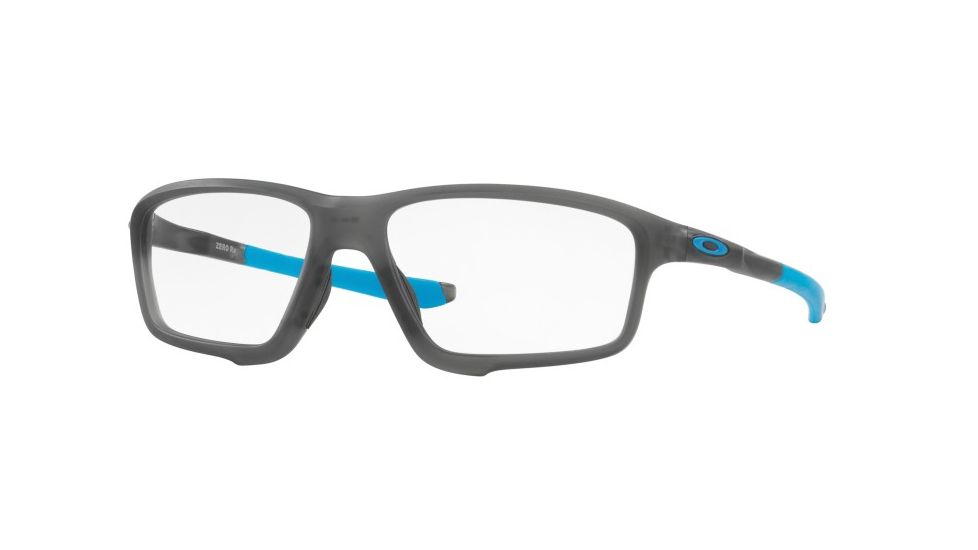 Oakley CROSSLINK ZERO OX8076 Single Vision Prescription Eyeglasses 807601-56 - Satin Grey Smoke Frame