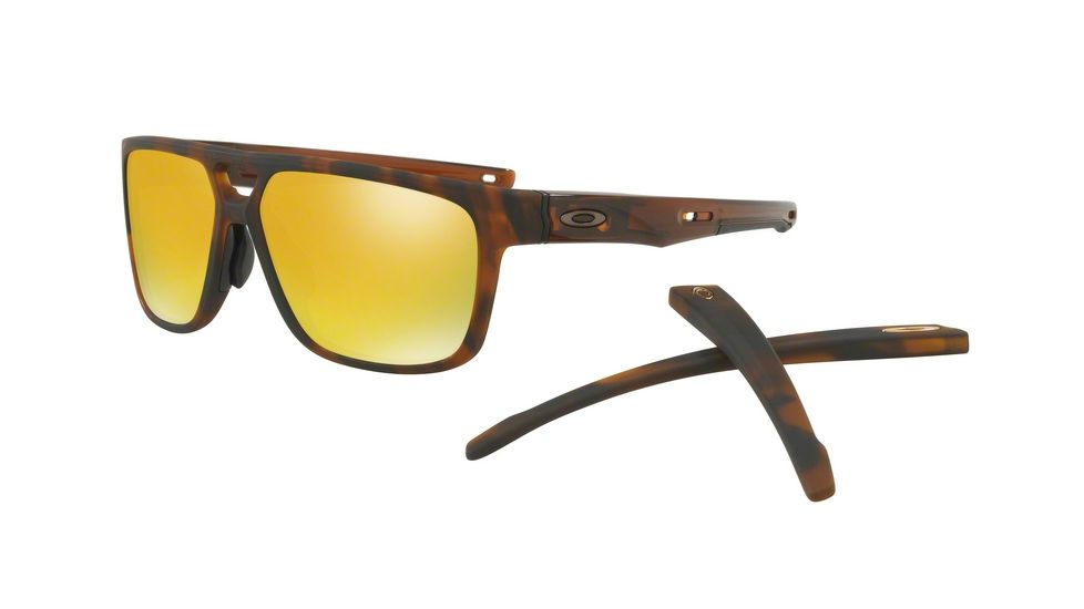 Oakley CROSSRANGE PATCH A OO9391 Progressive Prescription Sunglasses OO9391-939101-60 - Lens Diameter 60 mm, Frame Color Matte Brown Tortoise