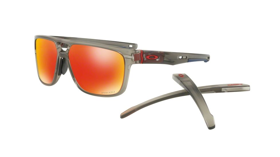 Oakley CROSSRANGE PATCH A OO9391 Progressive Prescription Sunglasses OO9391-939103-60 - Lens Diameter 60 mm, Frame Color Matte Grey Ink