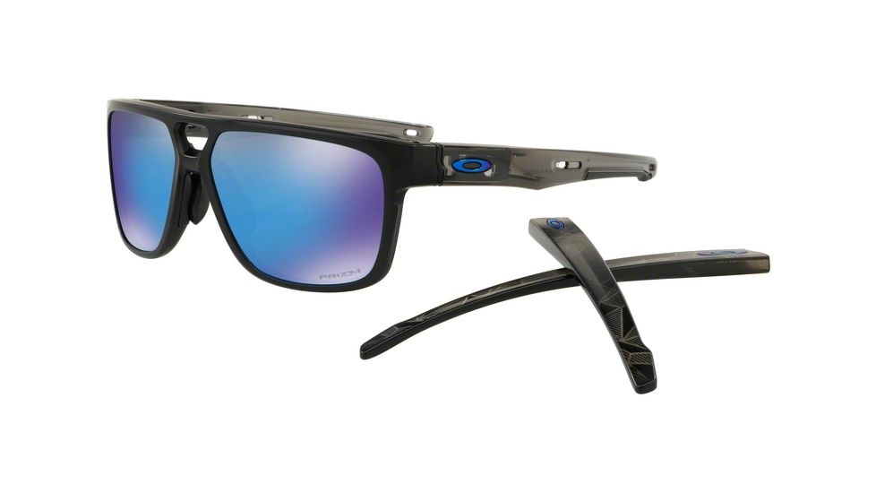 Oakley CROSSRANGE PATCH A OO9391 Progressive Prescription Sunglasses, 60mm, Matte Black Prizmatic, OO9391-939106-60-PRO