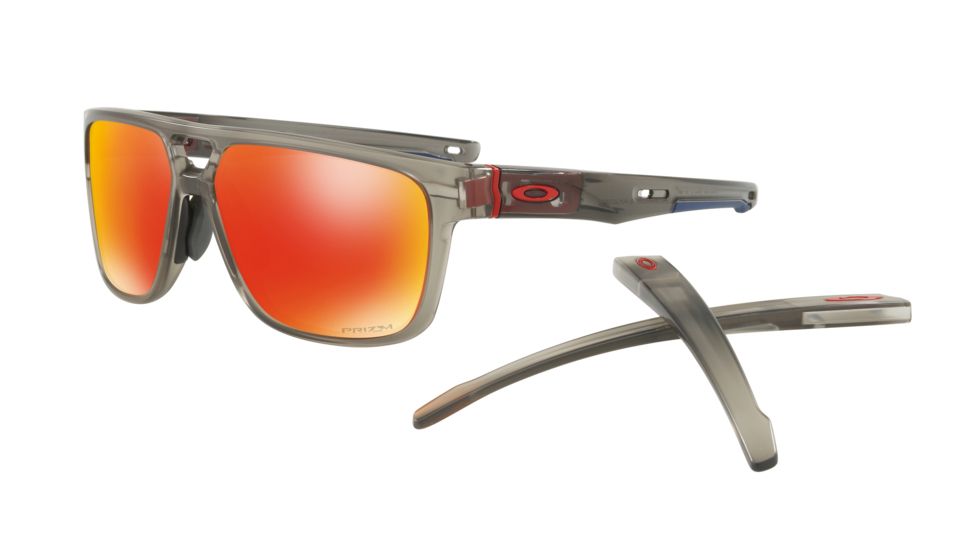 Oakley CROSSRANGE PATCH A OO9391 Progressive Prescription Sunglasses, 60mm, Matte Grey Ink, OO9391-939109-60-PRO