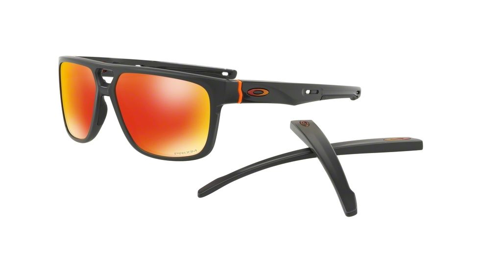 Oakley CROSSRANGE PATCH OO9382 Single Vision Prescription Sunglasses OO9382-938209-60 - Lens Diameter 60 mm, Frame Color Matte Carbon