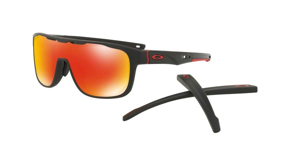 Oakley CROSSRANGE SHIELD A OO9390 Single Vision Prescription Sunglasses OO9390-939003-31 - Lens Diameter 131 mm, Lens Diameter 31 mm, Frame Color Matte Black