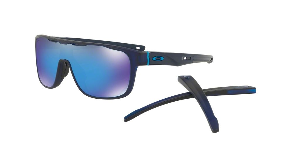Oakley CROSSRANGE SHIELD OO9387 Progressive Prescription Sunglasses OO9387-938705-31 - Lens Diameter 131 mm, Lens Diameter 31 mm, Frame Color Matte Translucent Blue