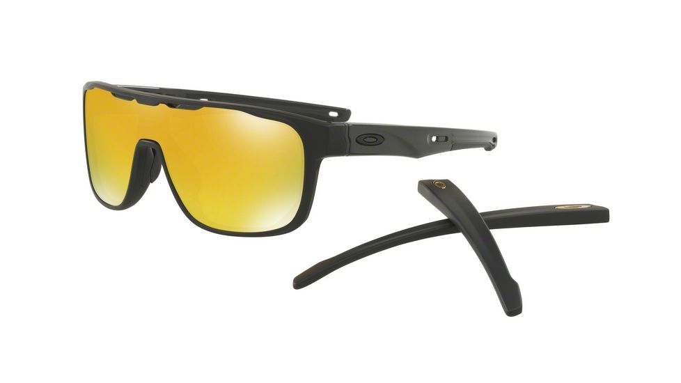 Oakley CROSSRANGE SHIELD OO9387 Progressive Prescription Sunglasses OO9387-938706-31 - Lens Diameter 131 mm, Lens Diameter 31 mm, Frame Color Matte Black