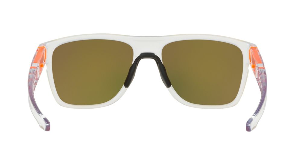 Oakley CROSSRANGE XL OO9360 Single Vision Prescription Sunglasses, 58mm, Matte Clear, OO9360-936018-58-SV