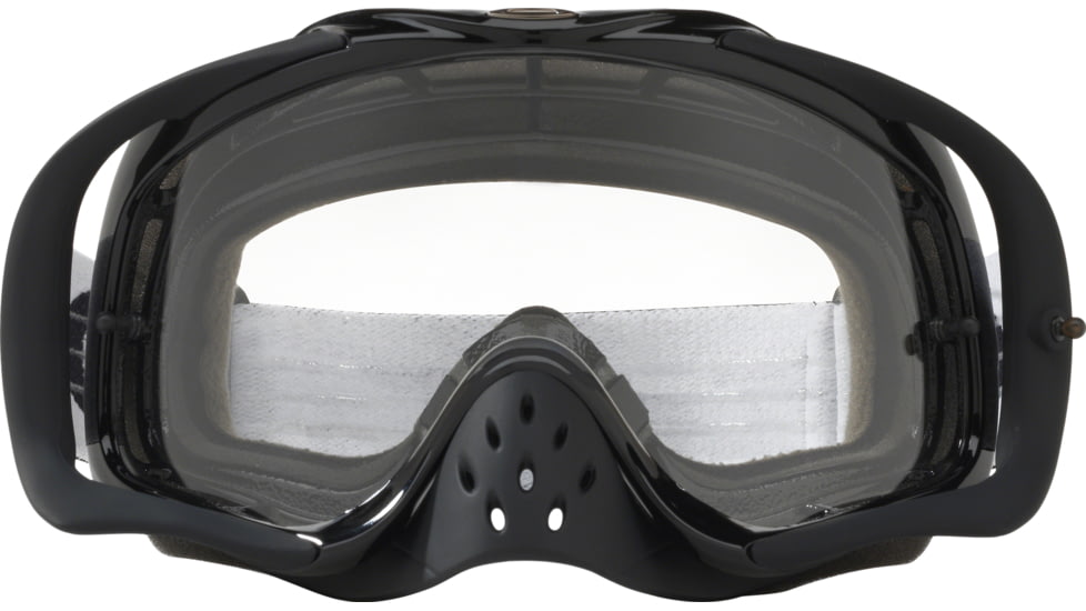 Oakley Crowbar MX Goggles, Jet Black/Clear, 57-951