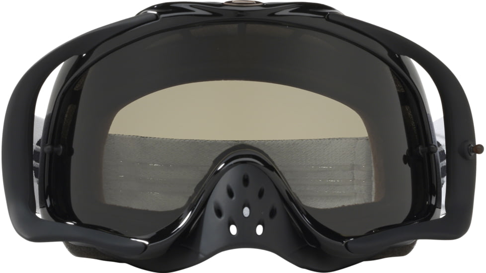 Oakley Crowbar MX Goggles, Jet Black/Dark Grey, 57-974