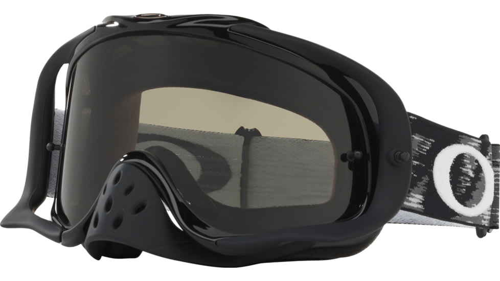 Oakley Crowbar MX Goggles, Jet Black/Dark Grey, 57-974