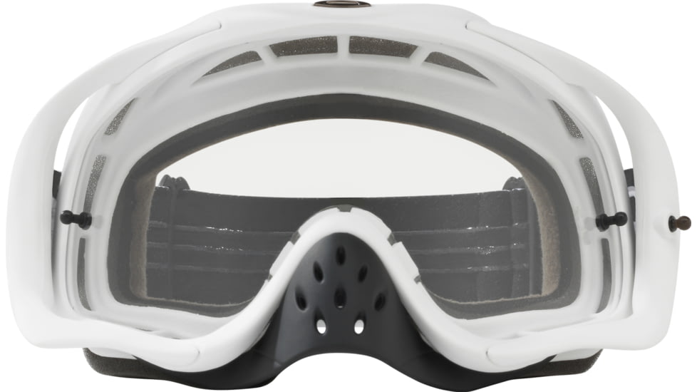 Oakley Crowbar MX Goggles, Matte White/Clear, 57-952