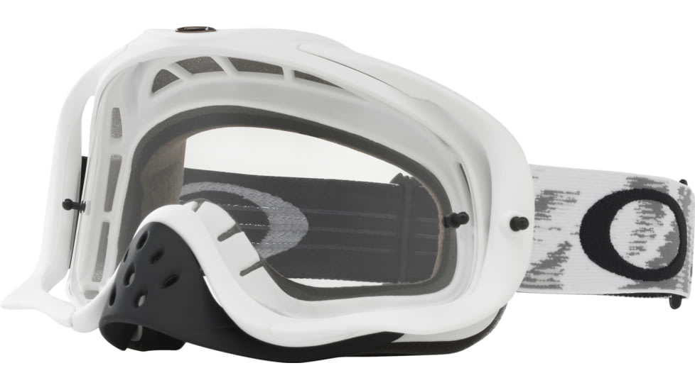 Oakley Crowbar MX Goggles, Matte White/Clear, 57-952