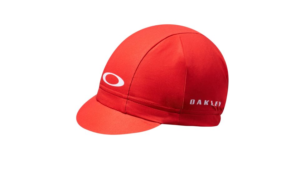 Oakley Cycling Cap - Mens, Red Line, Small/Medium, 912125-465-S/M