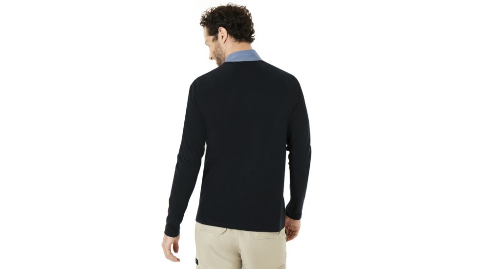 Oakley Cycling Collar Utility Long Sleeve Tee - Men's, Blackout, Medium 434238-02E-M