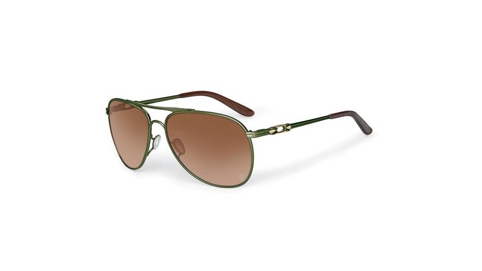 Oakley Daisy Chain Gretchen Bleiler Series Sunglasses, Olive Frame, VR50 Brown Gradient Lens OO4062-11