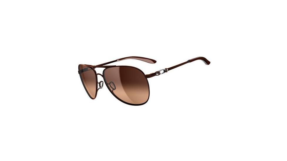 Oakley Daisy Chain Sunglasses, Brunette Frame, Dark Brown Grad Lens OO4062-02