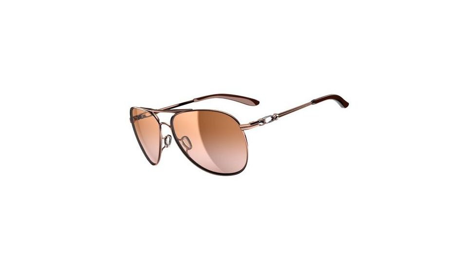 Oakley Daisy Chain Sunglasses, Rose Gold Frame, VR50 Brown Grad Lens OO4062-01