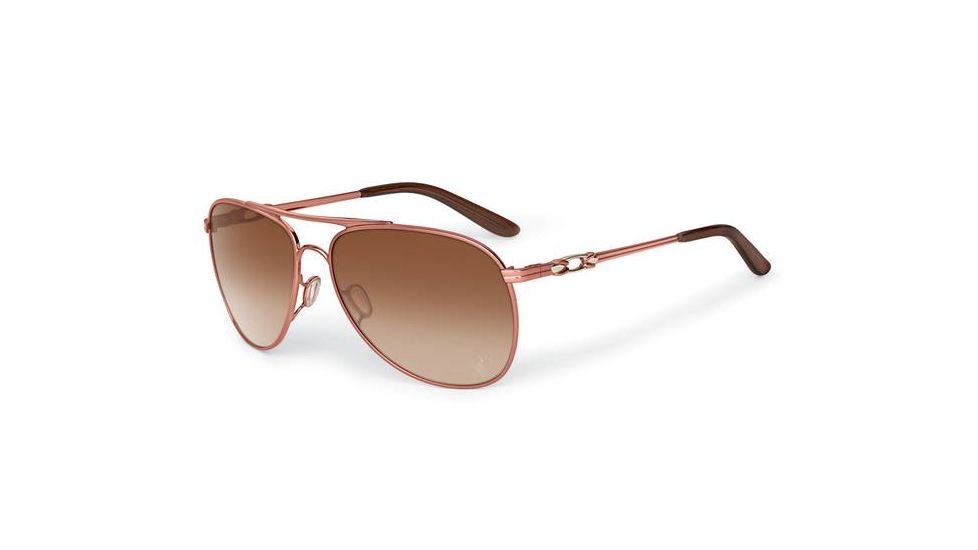 Oakley Daisy Chain Tone It Up Series Sunglasses, Grapefruit Pearl Frame, Dark Brown Gradient Lens OO4062-13
