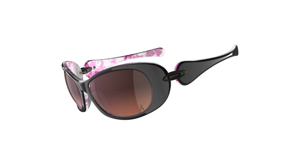 Oakley Dangerous Breast Cancer Polished Black /G40 Black Gradient Lenses Women's Sunglasses 24-167