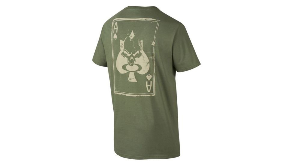 Oakley Death Card SI Tee, Worn Olive, Medium 455388-79B-MD