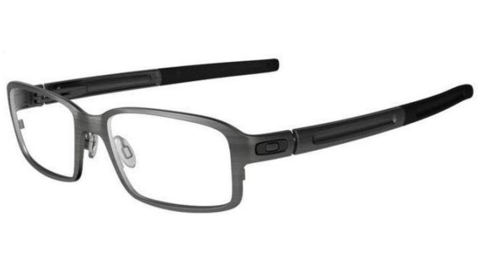 Oakley Deringer 54mm Raw Chrome Eyeglass Frames w/ Blank Lenses OX5066-0454
