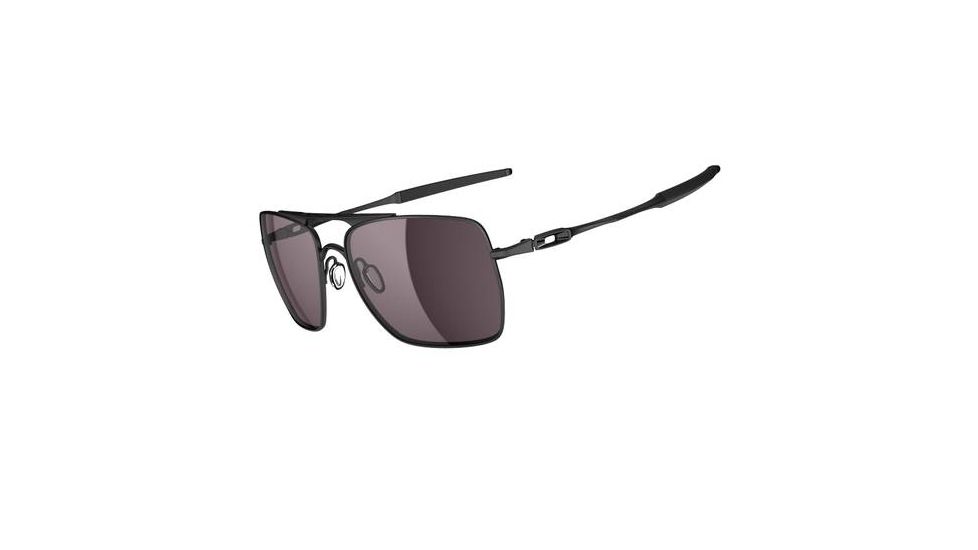 Oakley Deviation Matte Black Frame w/ Warm Grey Lenses Men's Sunglasses OO4061-01