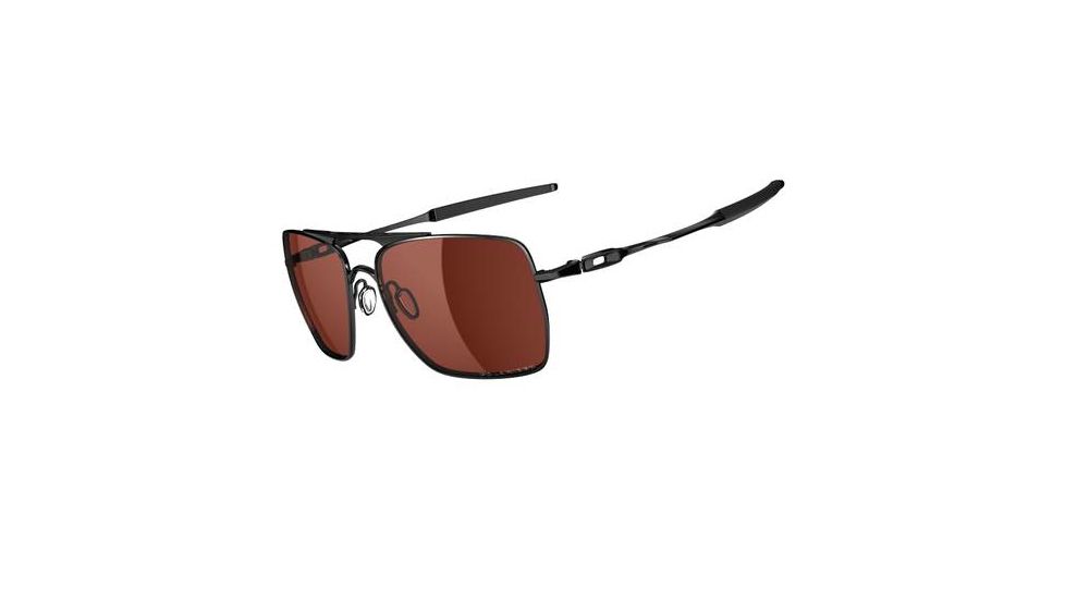 Oakley Deviation Polished Black Frame w/ VR28 Black Iridium Polarized Lenses Men's Sunglasses OO4061-05