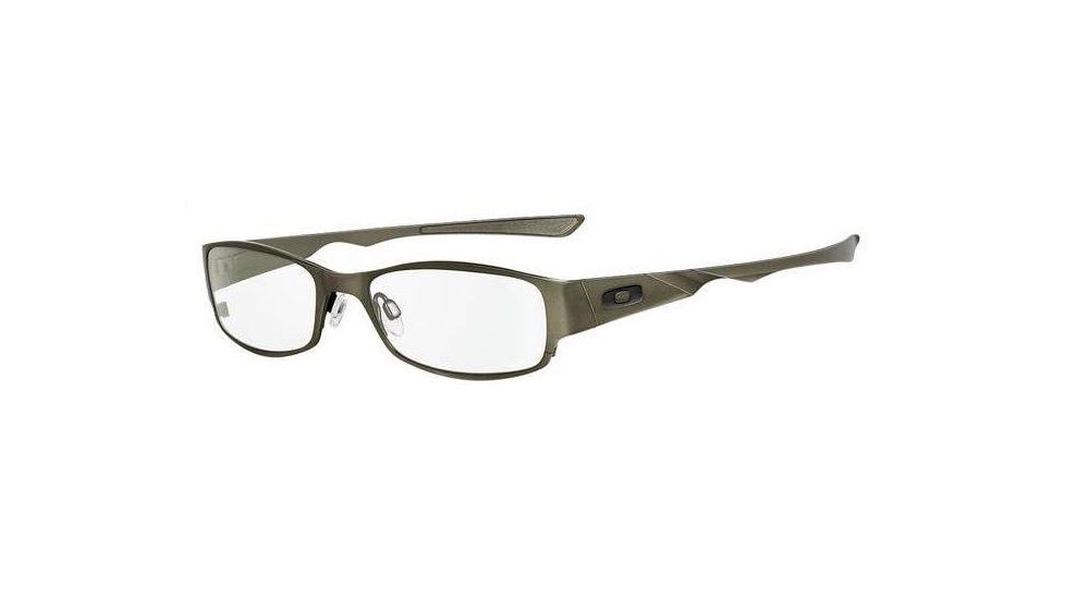 Oakley Dictate 4.0 Frame Olive Chrome Eyeglass Frames w/ Blank Lenses 12-352