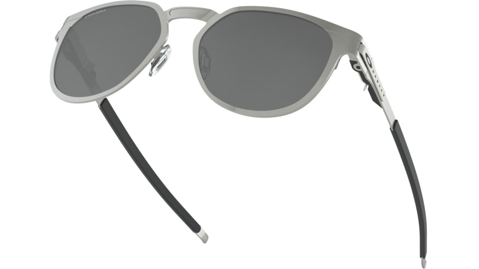 Oakley DIECUTTER OO4137 Sunglasses 413701-55 - Satin Chrome Frame, Prizm Black Lenses