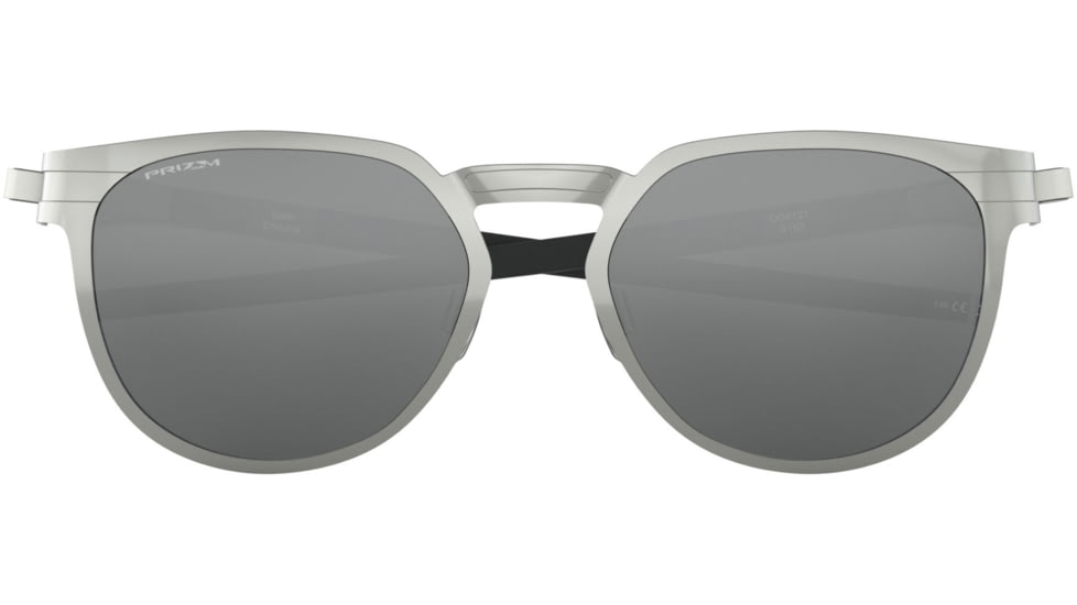 Oakley DIECUTTER OO4137 Sunglasses 413701-55 - Satin Chrome Frame, Prizm Black Lenses