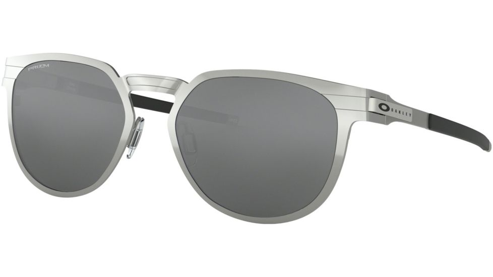 Oakley DIECUTTER OO4137 Sunglasses 413701-55 - Satin Chrome Frame, Prizm Black Lenses