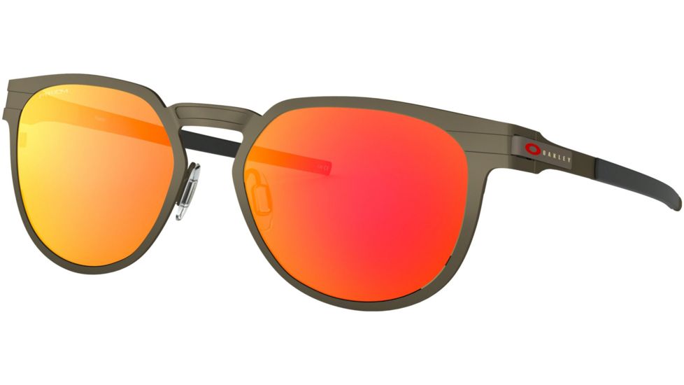 Oakley DIECUTTER OO4137 Sunglasses 413702-55 - Pewter Frame, Prizm Ruby Lenses