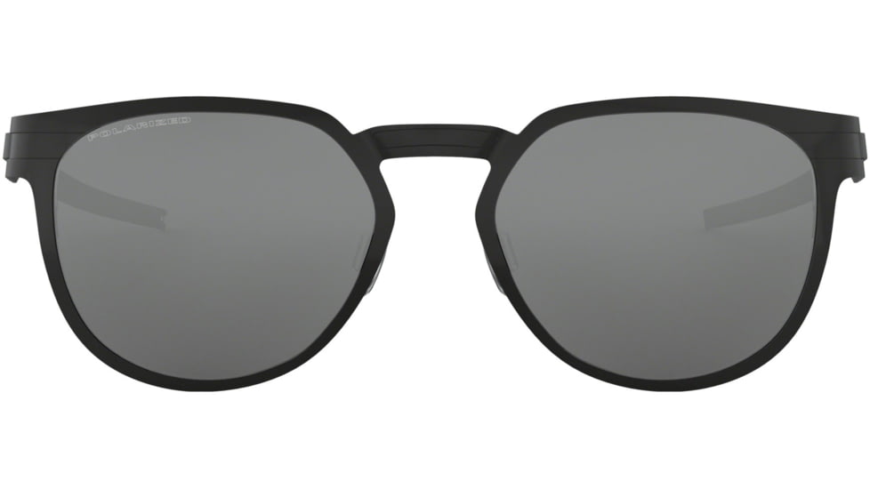 Oakley DIECUTTER OO4137 Sunglasses 413705-55 - Satin Black Frame, Black Iridium Polarized Lenses