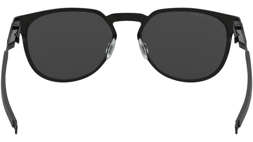 Oakley DIECUTTER OO4137 Sunglasses 413705-55 - Satin Black Frame, Black Iridium Polarized Lenses