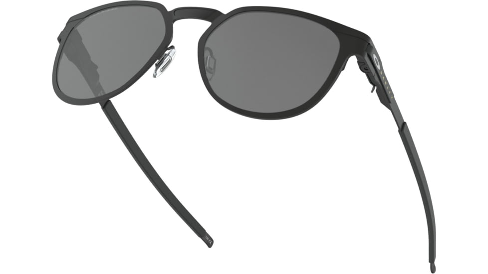 Oakley DIECUTTER OO4137 Sunglasses 413705-55 - Satin Black Frame, Black Iridium Polarized Lenses