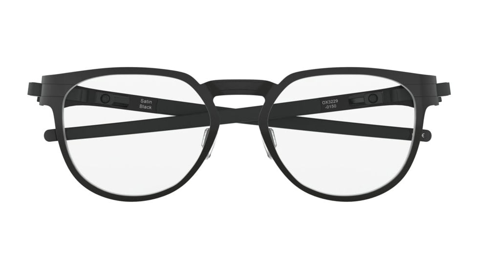 Oakley DIECUTTER RX OX3229 Eyeglass Frames 322901-50 - Satin Black Frame, Clear Lenses
