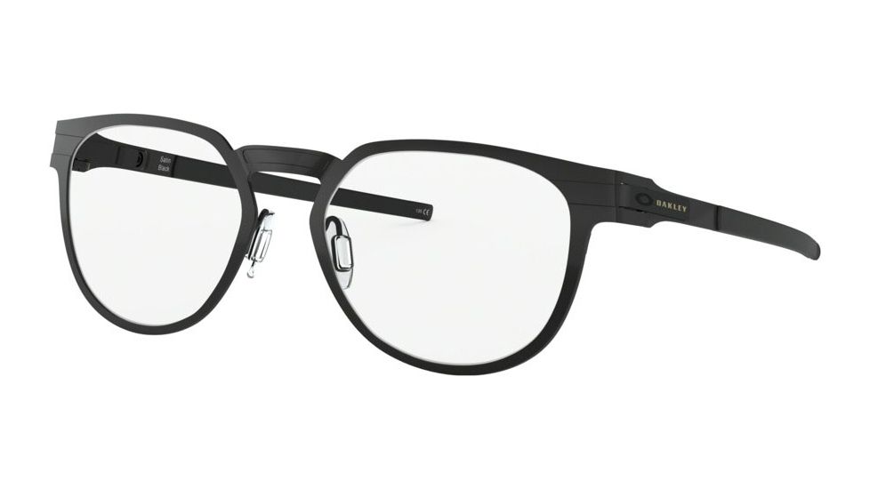 Oakley DIECUTTER RX OX3229 Eyeglass Frames 322901-50 - Satin Black Frame, Clear Lenses