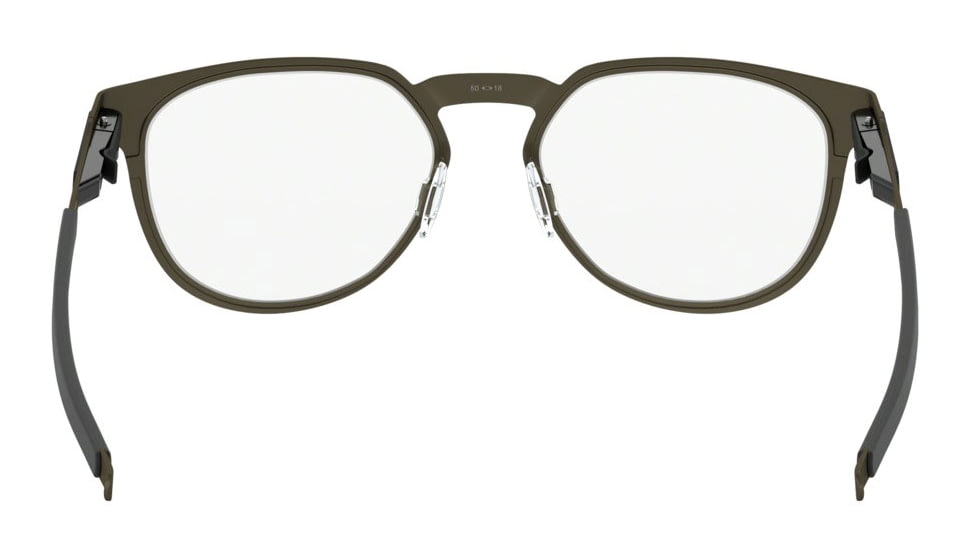 Oakley DIECUTTER RX OX3229 Eyeglass Frames 322902-50 - Pewter Frame, Clear Lenses