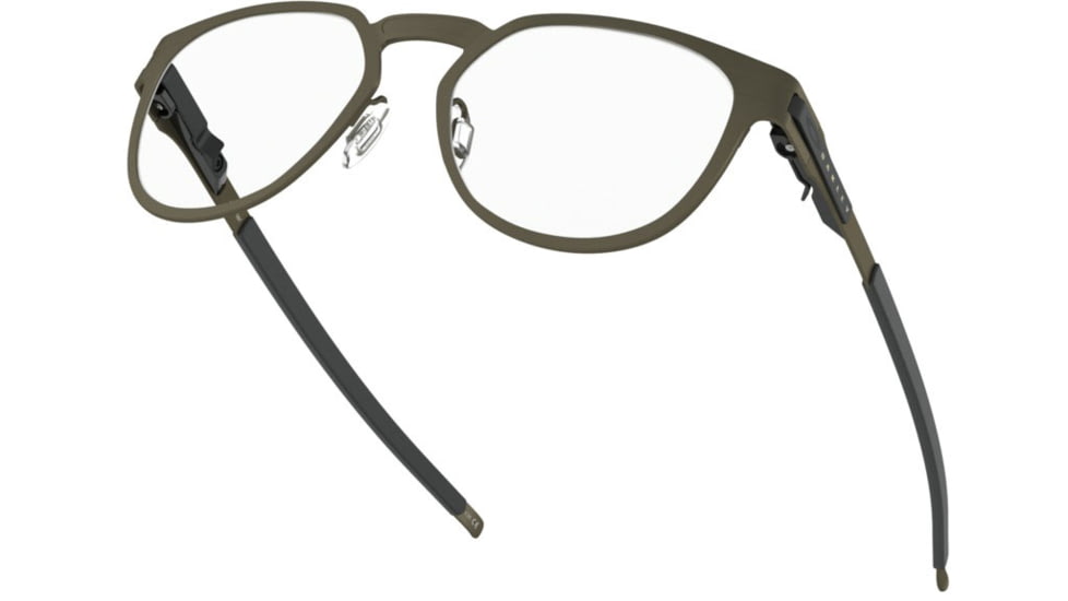 Oakley DIECUTTER RX OX3229 Eyeglass Frames 322902-50 - Pewter Frame, Clear Lenses