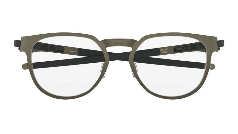 Oakley DIECUTTER RX OX3229 Eyeglass Frames 322902-50 - Pewter Frame, Clear Lenses