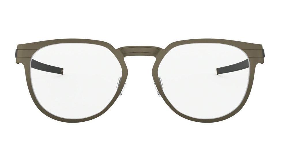 Oakley DIECUTTER RX OX3229 Eyeglass Frames 322902-52 - Pewter Frame, Clear Lenses