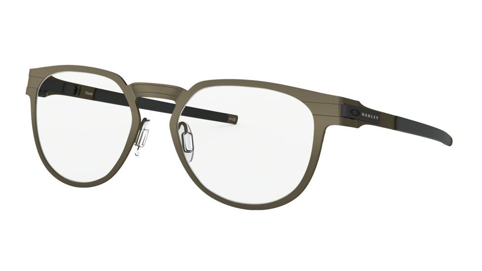 Oakley DIECUTTER RX OX3229 Eyeglass Frames 322902-52 - Pewter Frame, Clear Lenses