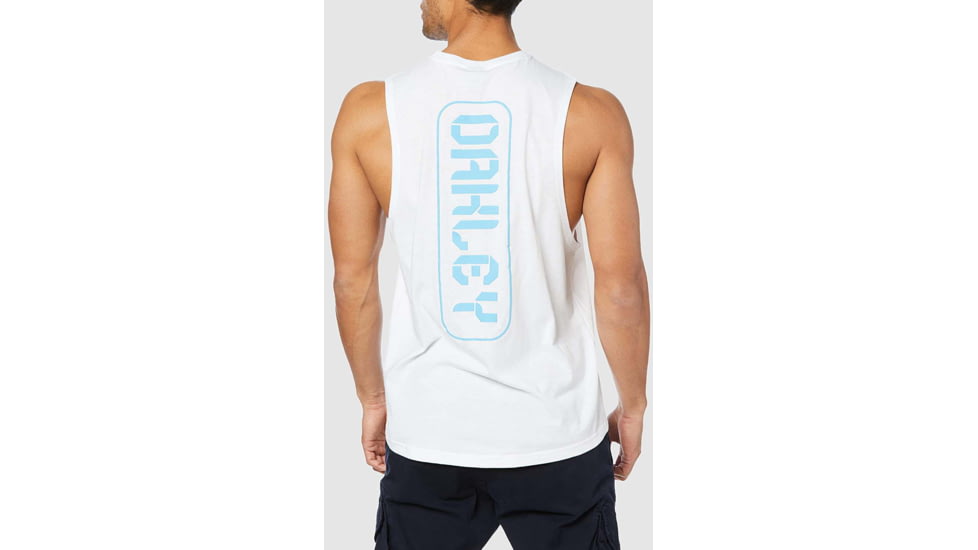 Oakley Digit Tank Top - Mens, White, Small, FOA400606-100-S