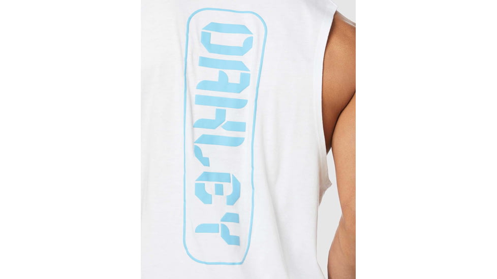 Oakley Digit Tank Top - Mens, White, Small, FOA400606-100-S