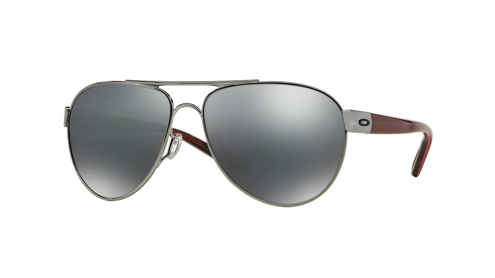 Oakley DISCLOSURE OO4110 Single Vision Prescription Sunglasses OO4110-411003-58 - Lens Diameter 58 mm, Frame Color Polished Black Ice